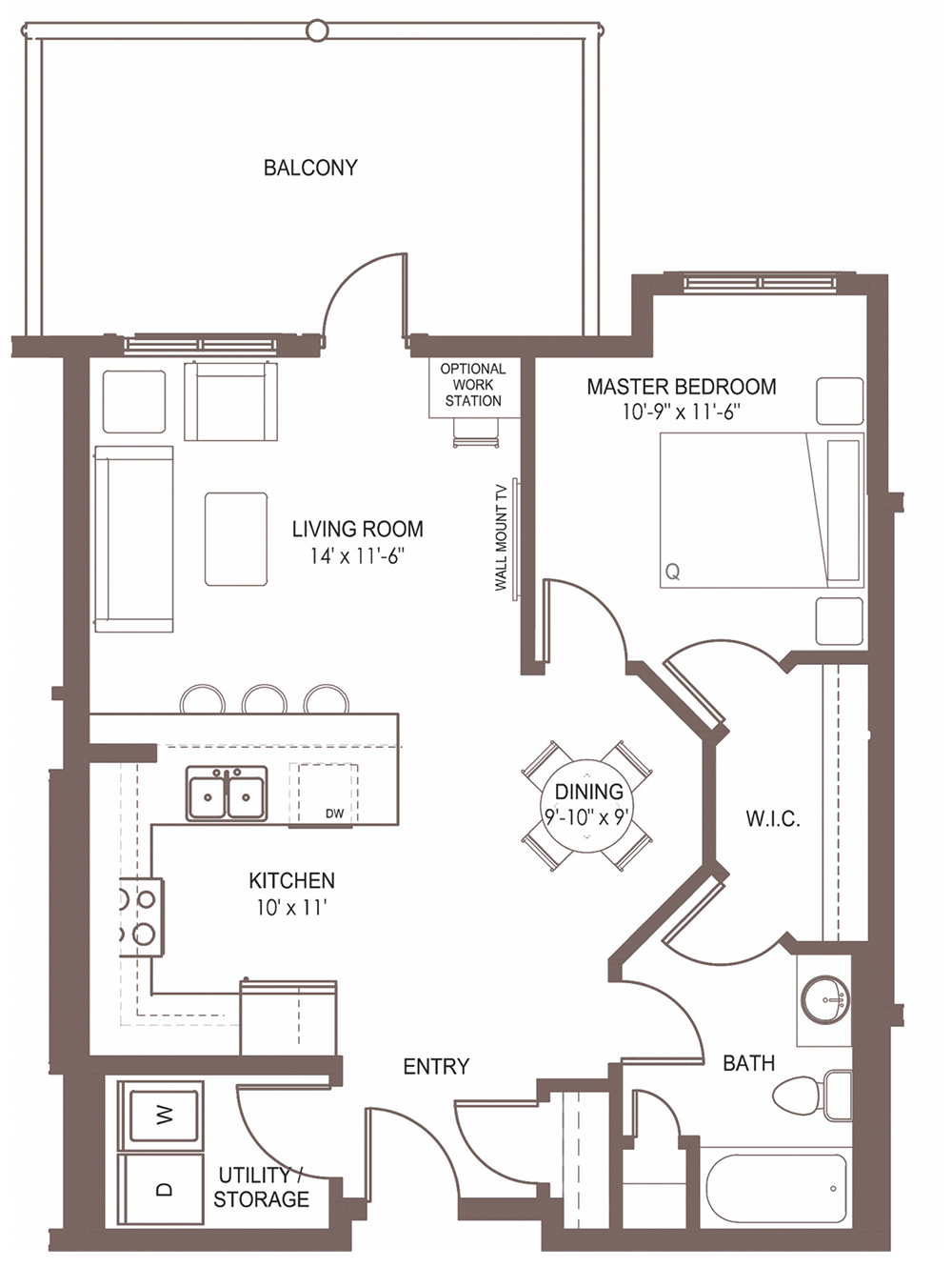 Sanderson_Unit-1231 Unit 1231 floor plan