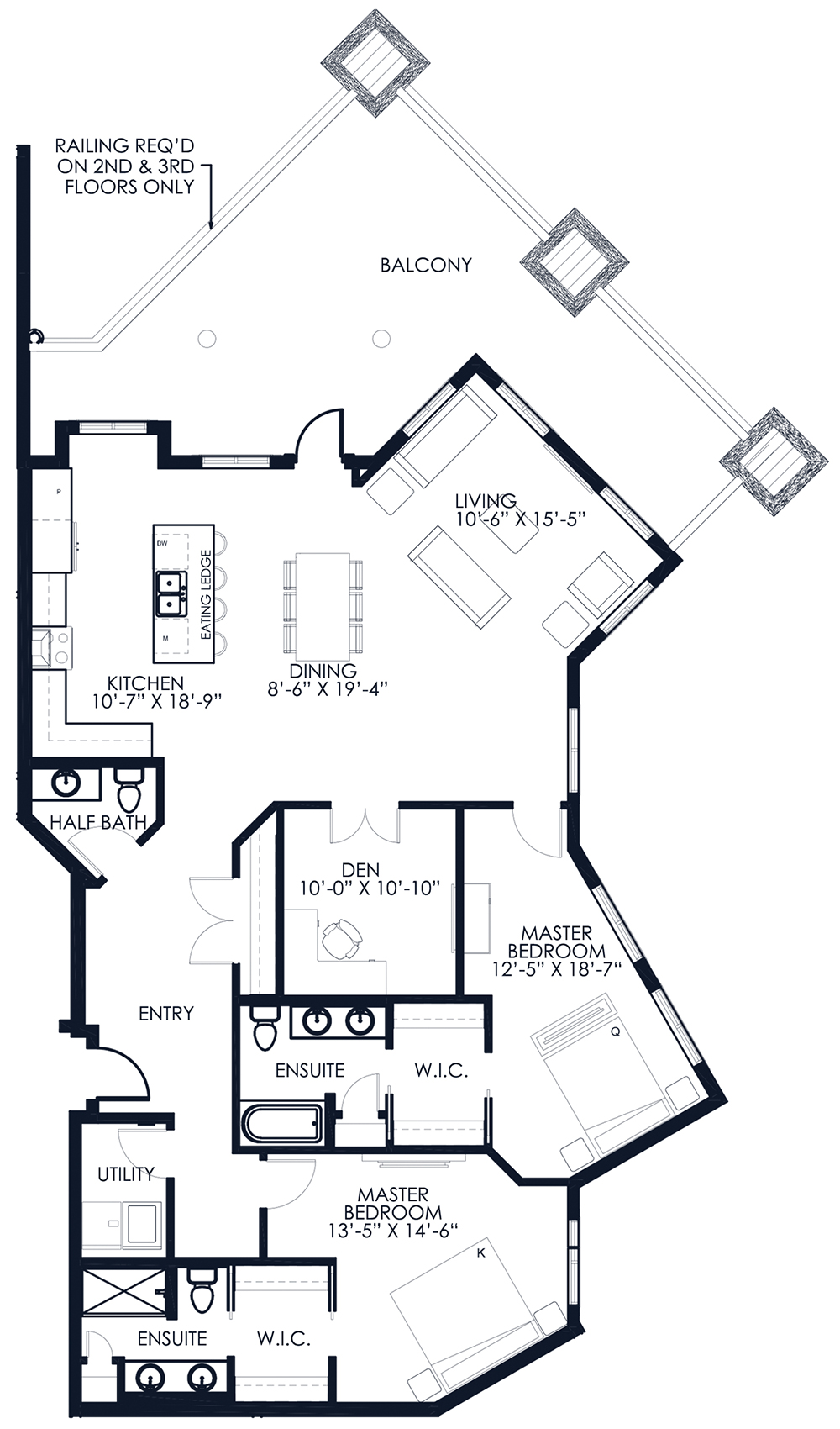 Sanderson_Unit-A114-214-314 Unit A114-214-314 floor plan