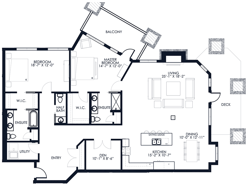 Sanderson_Unit-A115 Unit A115 floor plan