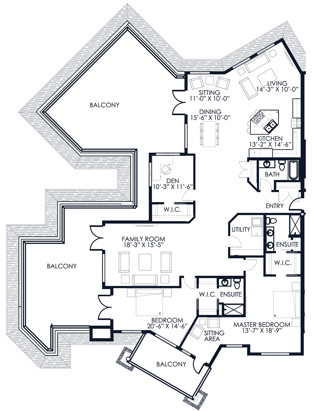 Sanderson_Unit-A413 Unit A413 floor plan