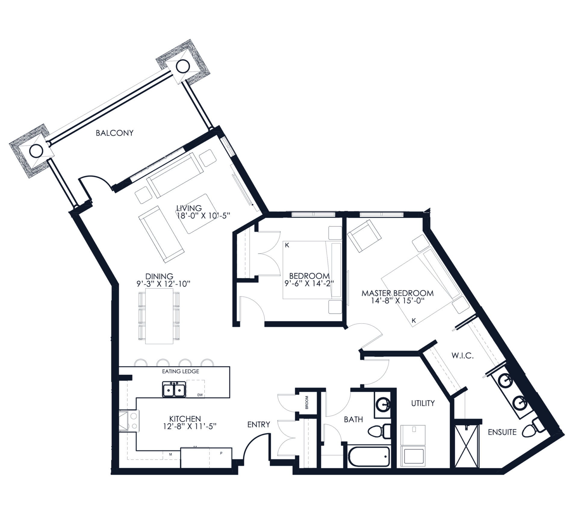 Sanderson_Unit-A112-212-312 Unit A112-212-213 floor plan