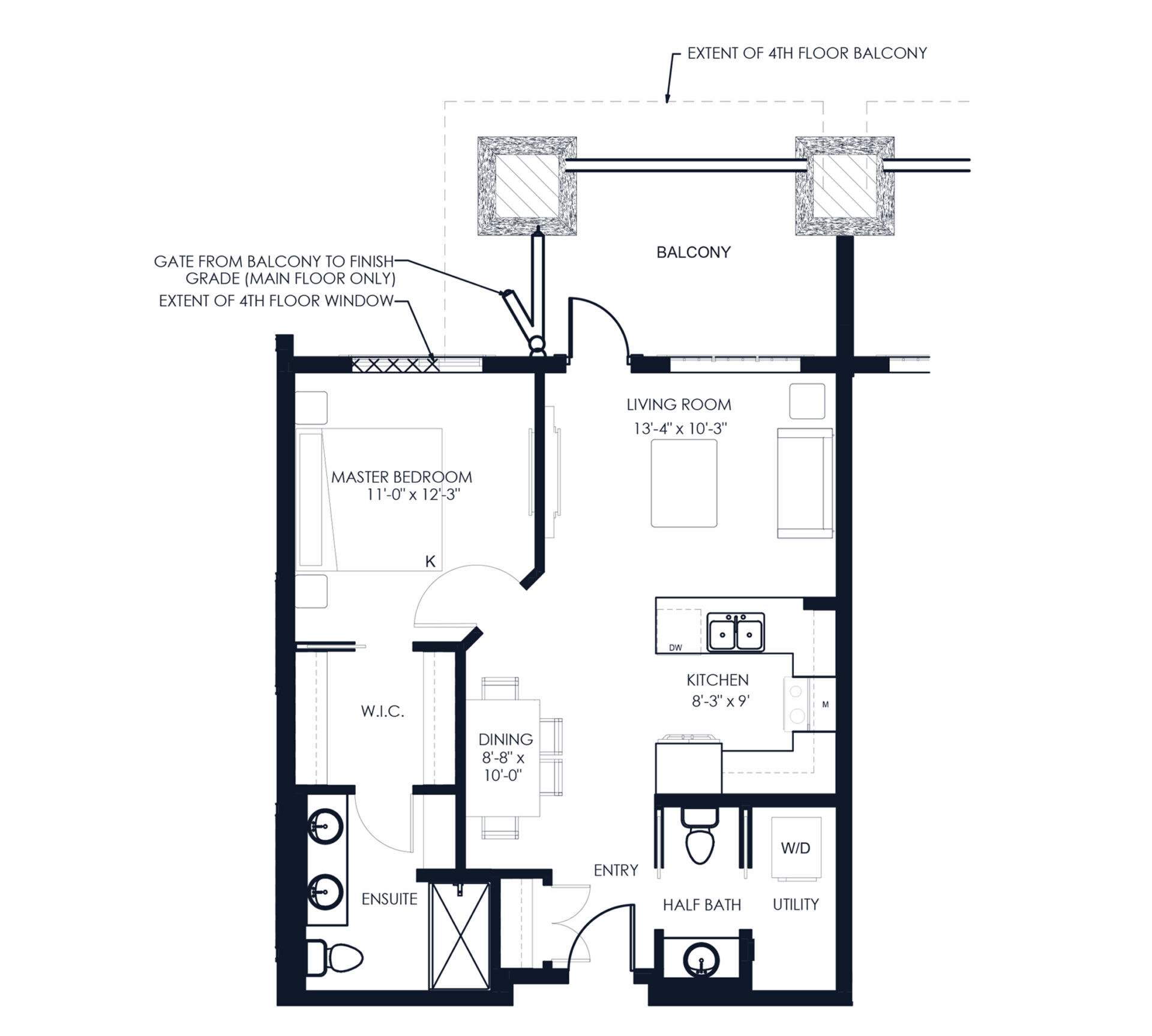 Sanderson Ridge - West Phase - Unit A105, 205, 305, 405